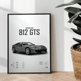 Ferrari 812 GTS - wall art